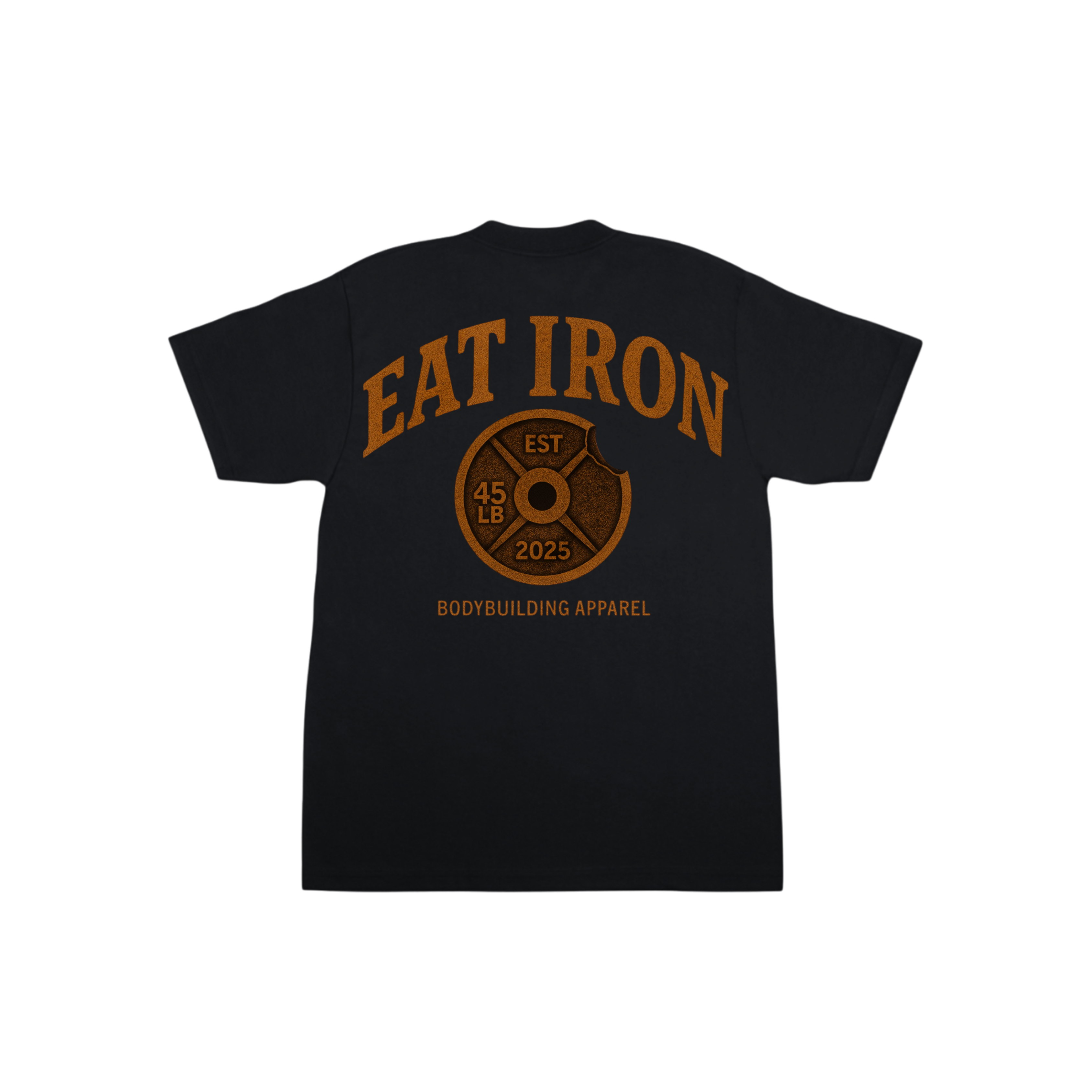 Eat Iron Rusted Logo - Oversized Fit Tee Shirt