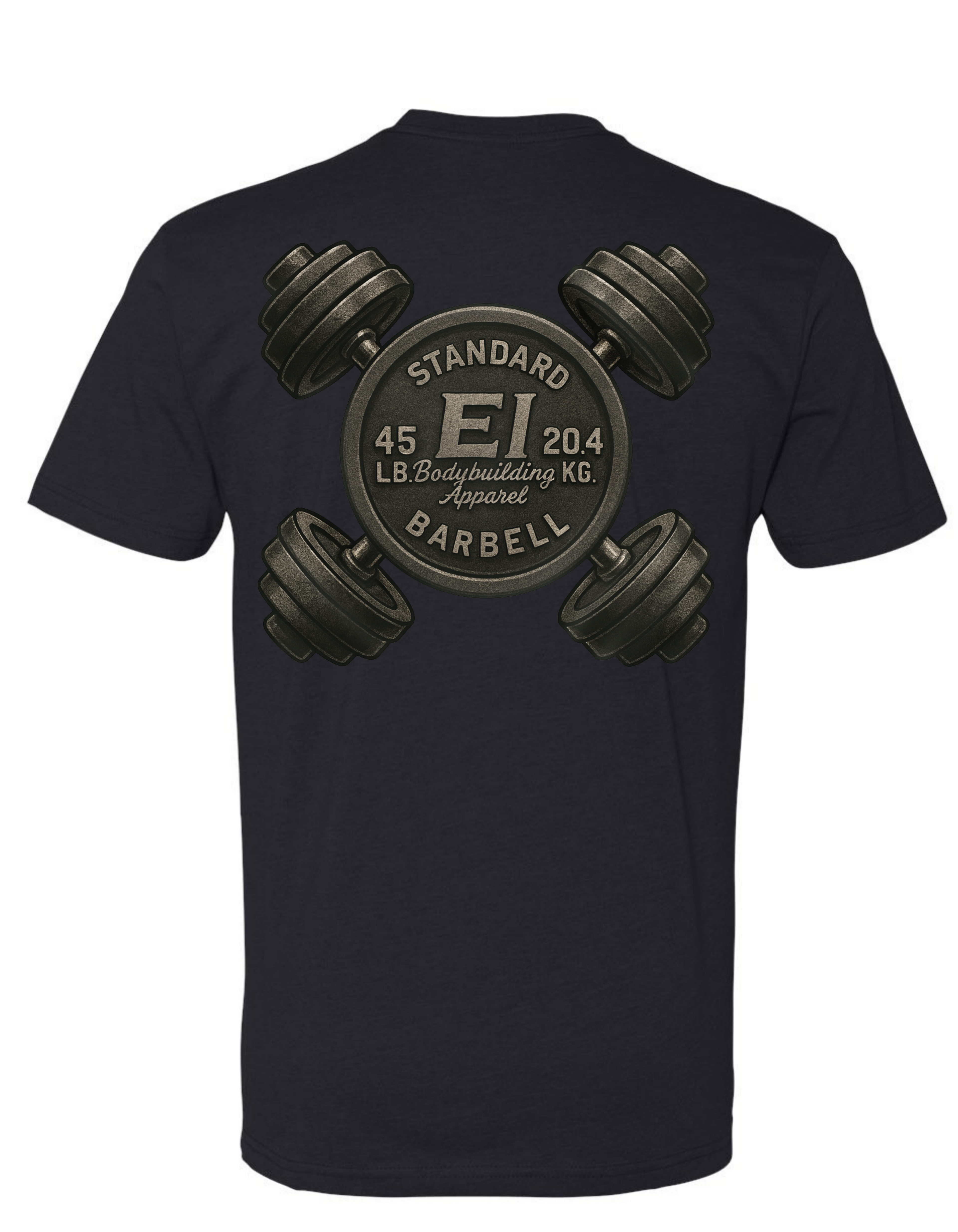 Barbell Cross Regular Fit Tee Shirt