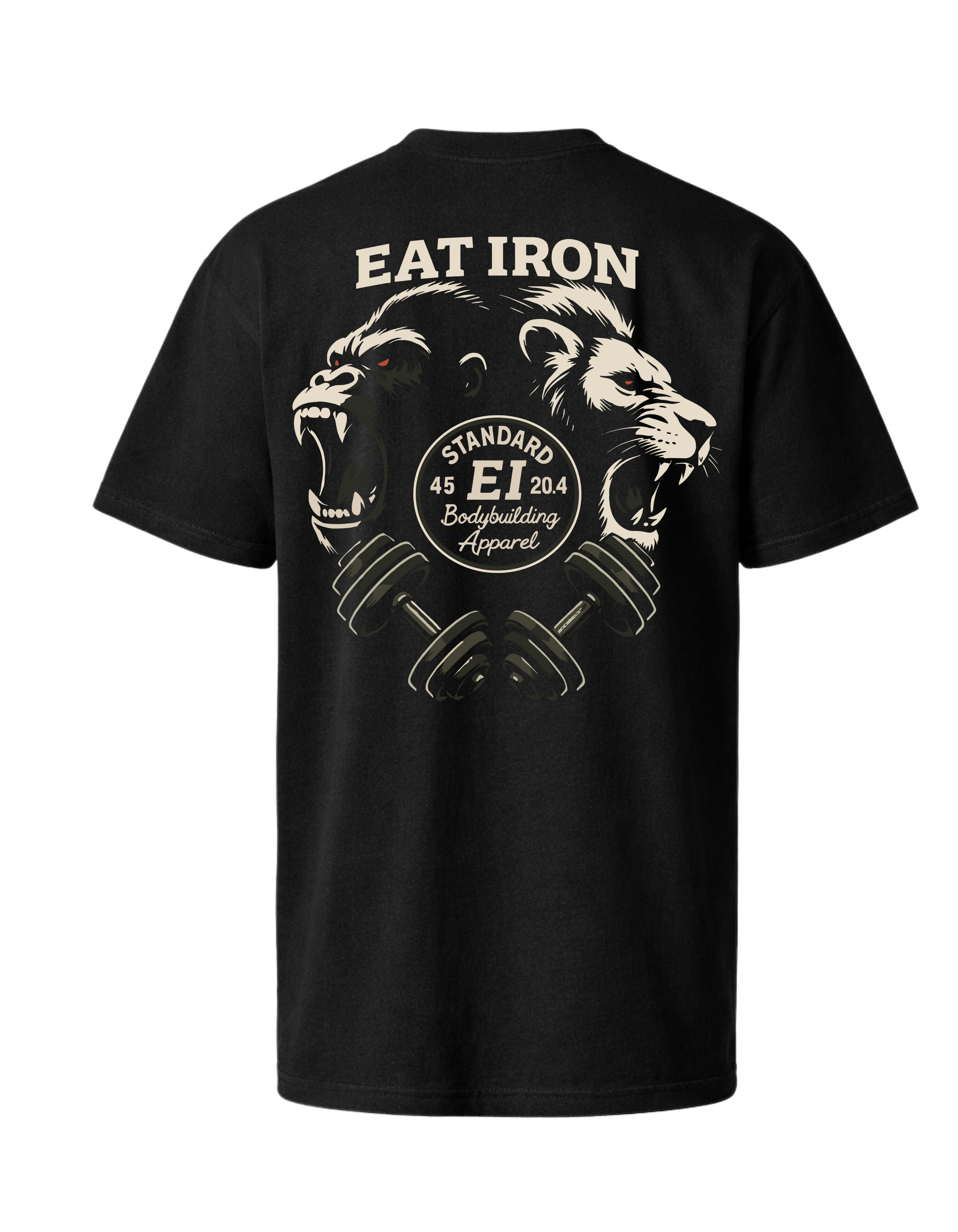 Eat Iron Animal Oversized Fit Tee