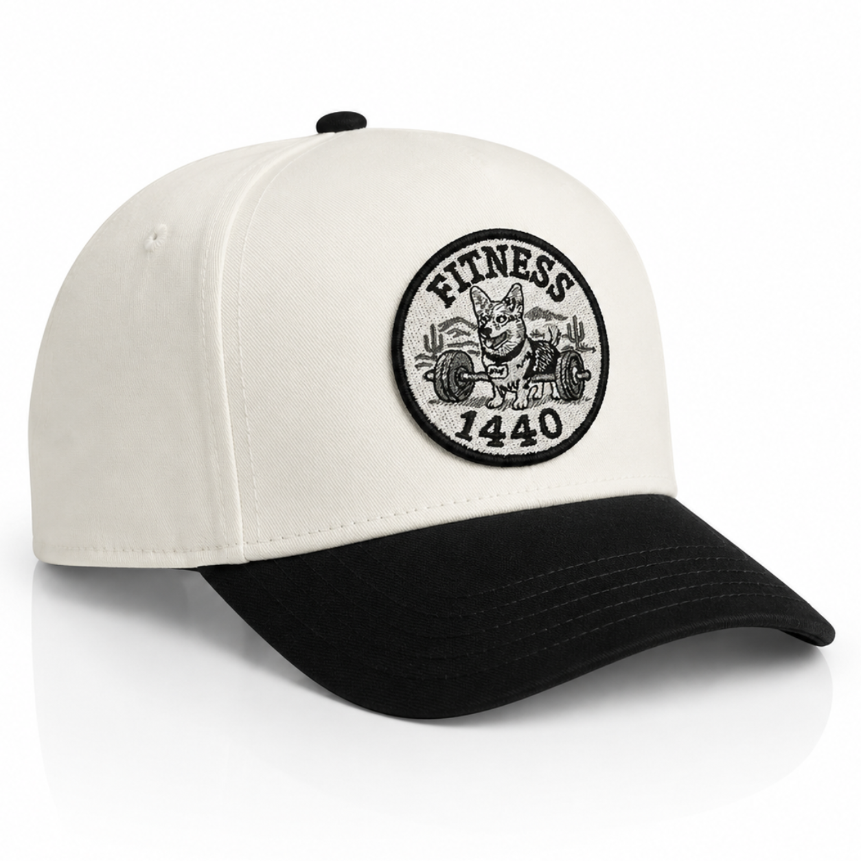 Two Tone Winnie Cap (Nude/Black)